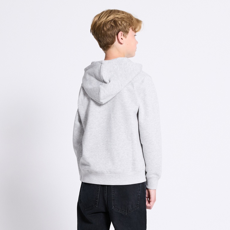 Zip hoodie "Tom star" Grey melange 3